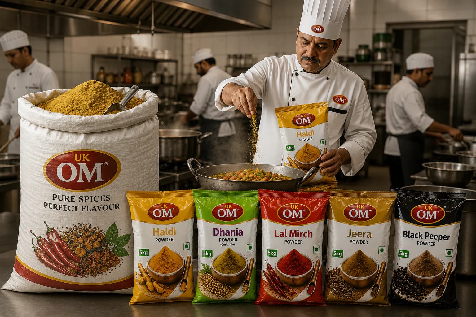 Restaurants bulk masala supply by UK OM Masale in Gaya Bihar