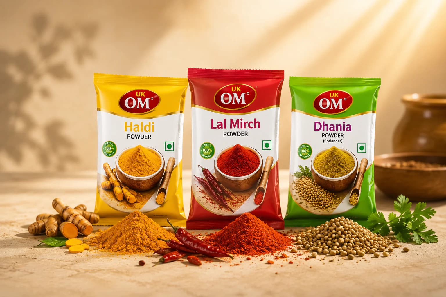 UK OM Masale packets for homes shops and restaurants in Manpur Gaya Bihar
